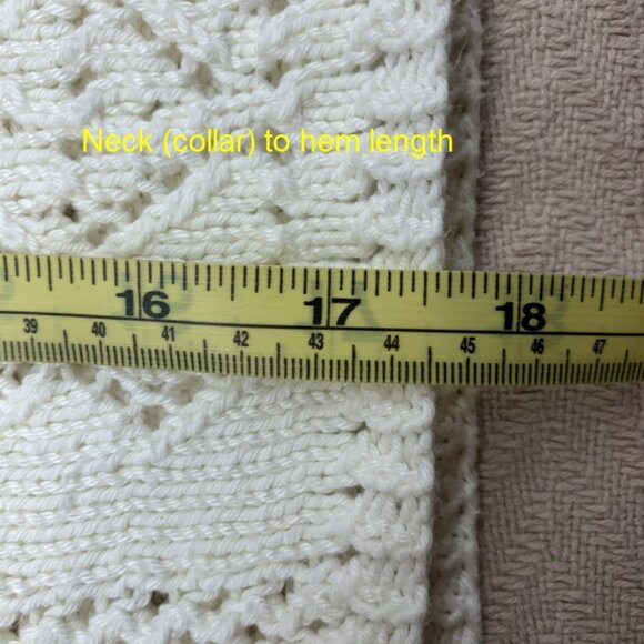 Unique! Handmade Crochet Short Sleeve Shirt Size Small - Picture 6 of 7